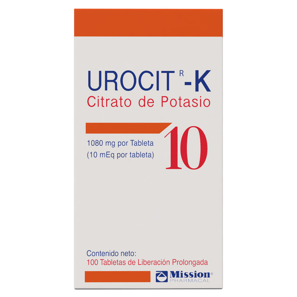 UROCIT-K TABLETAS 1080 MG CAJA X 100 UNDS