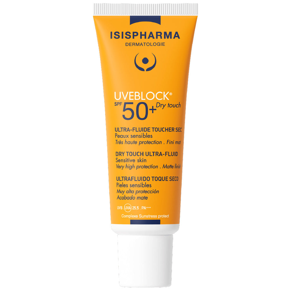 UVEBLOCK SPF 50+ DRY TOUCH FLUIDO INVISIBLE CAJA 40 ML