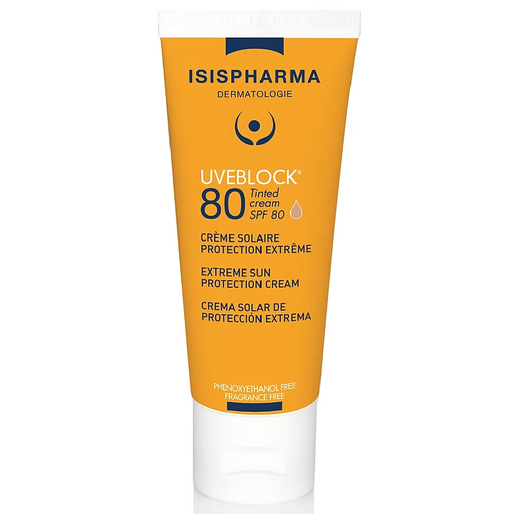 UVEBLOCK TINTE CREMA SPF 80 CAJA 40 ML