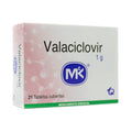 VALACICLOVIR MK TABLETAS 1 G CAJA X 21 UNDS