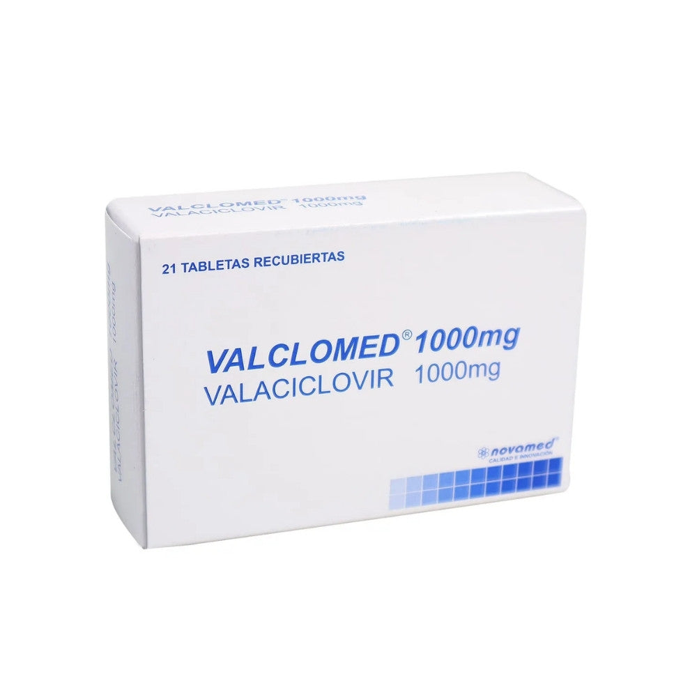 VALCLOMED TABLETAS RECUBIERTAS 1000 MG CAJA X 21 UNDS