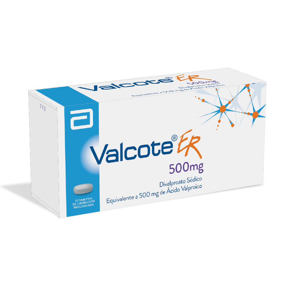 VALCOTE ER(RG) TABLETAS 500 MG CAJA X 30 UNDS