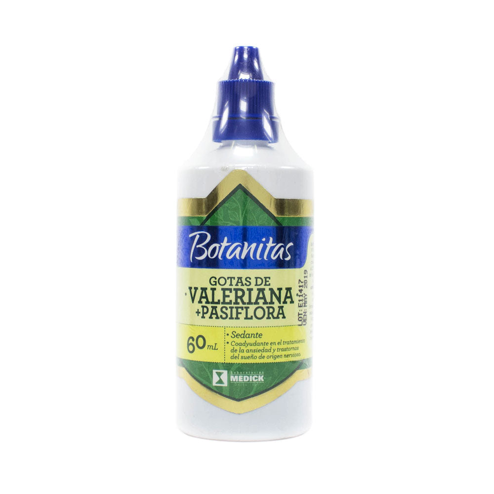 VALERIANA+PASIFLORA BOTANITAS GOTAS FRASCO 60 ML