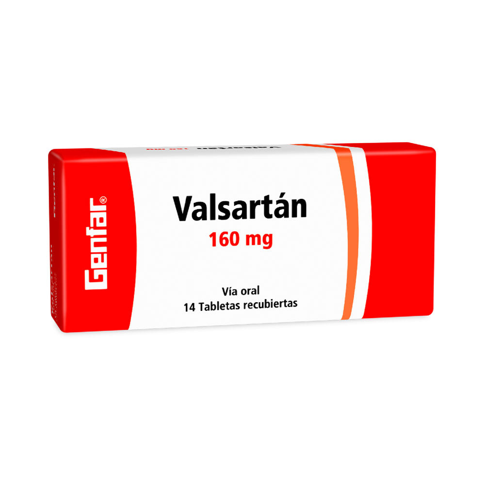 VALSARTAN GENFAR TABLETAS 160 MG CAJA X 14 UNDS