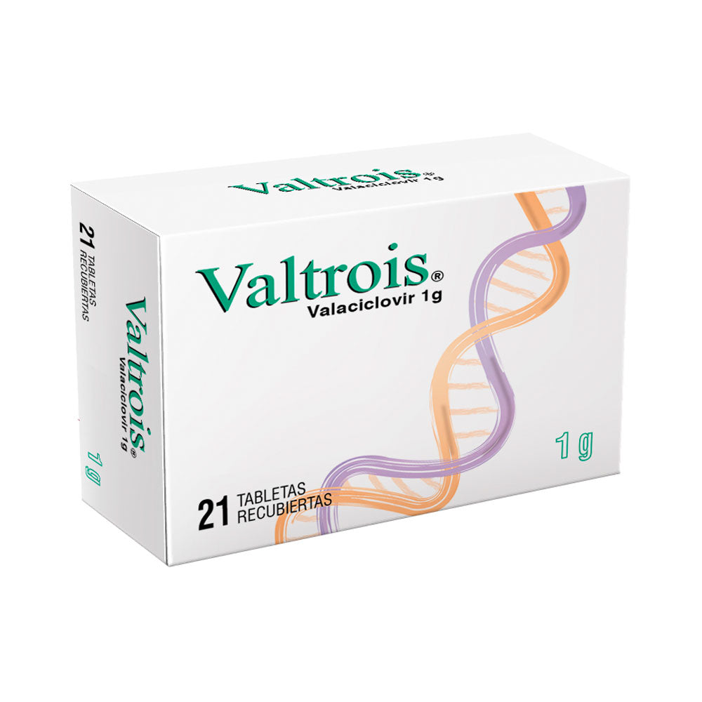 VALTROIS TABLETAS 1000 MG CAJA X 21 UNDS