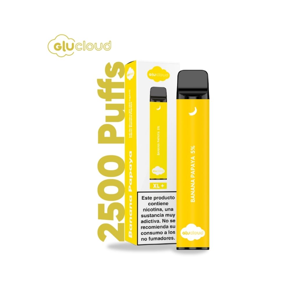 VAPEADOR GLUCLOUD XL BANANA PAPAYA 6 ML
