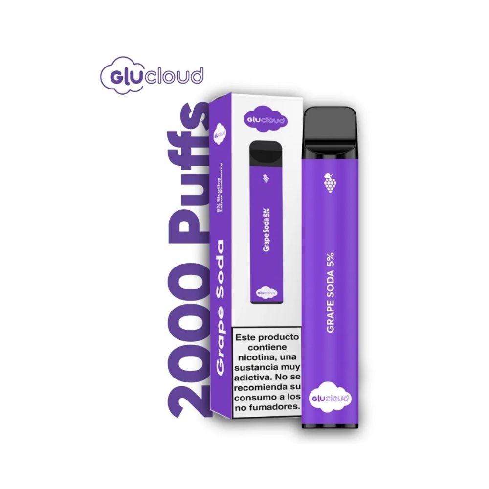 VAPEADOR GLUCLOUD XL GRAPE SODA 6 ML