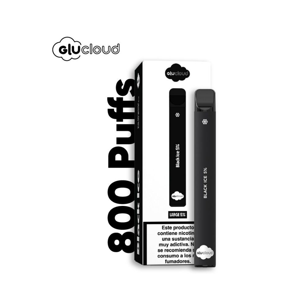 VAPER GLUCLOUD LARGE 1300 PUFFS BLACK ICE X 1 UND