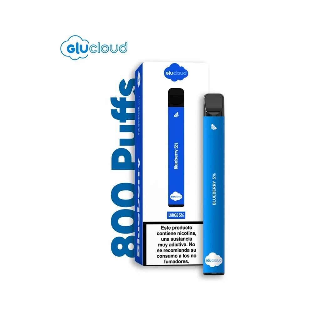 VAPER GLUCLOUD LARGE 1300 PUFFS BLUEBERRY ICE X 1 UND
