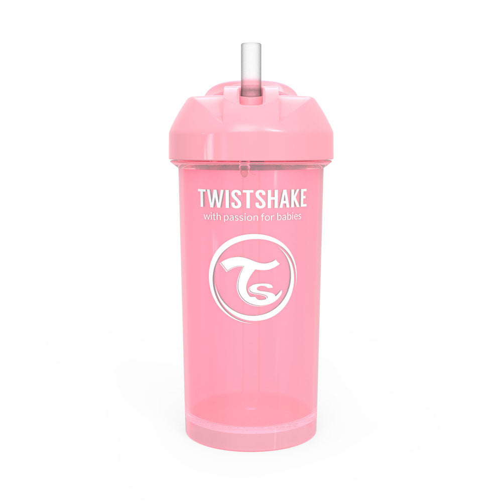 VASO PITILLO BEBE TWISTSHAKE 6+M ROSA CAJA 360 ML