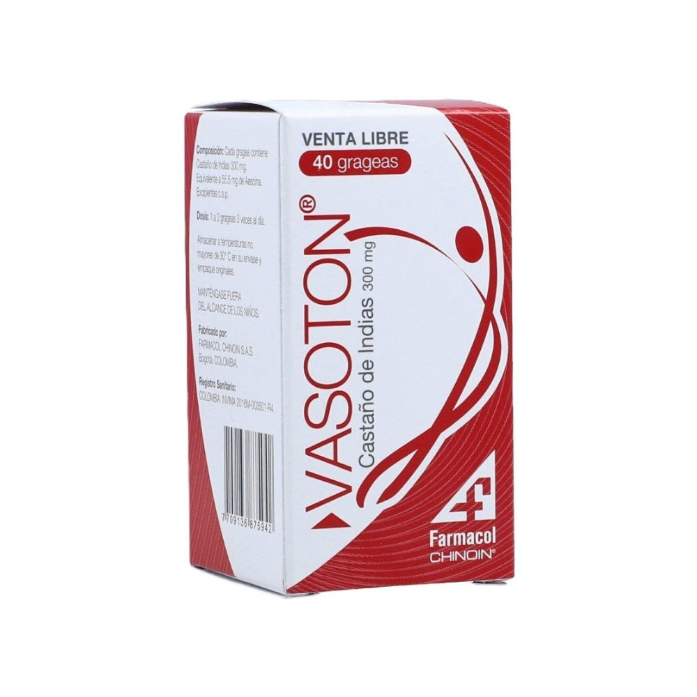 VASOTON TABLETAS CAJA X 40 UNDS