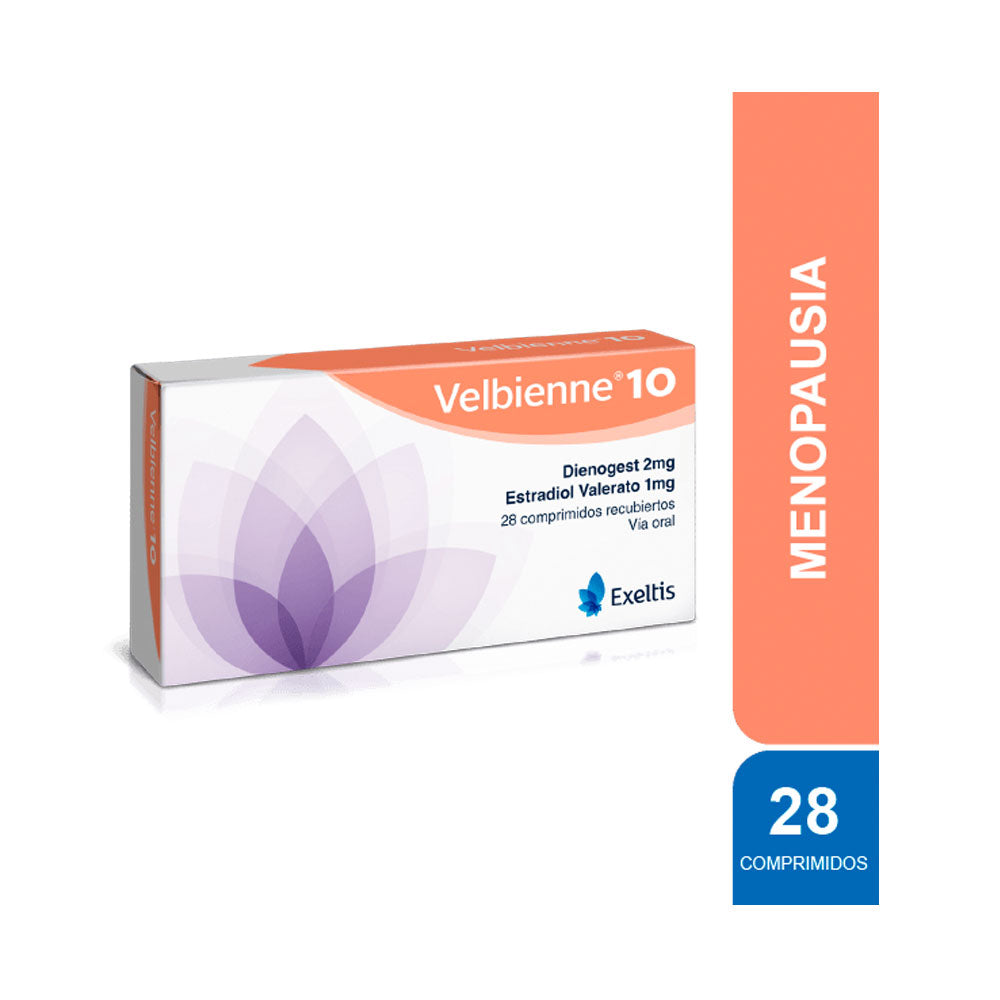 VELBIENNE 10 (RG) COMPRIMIDOS 2MG/1MG CAJA X 28 UNDS
