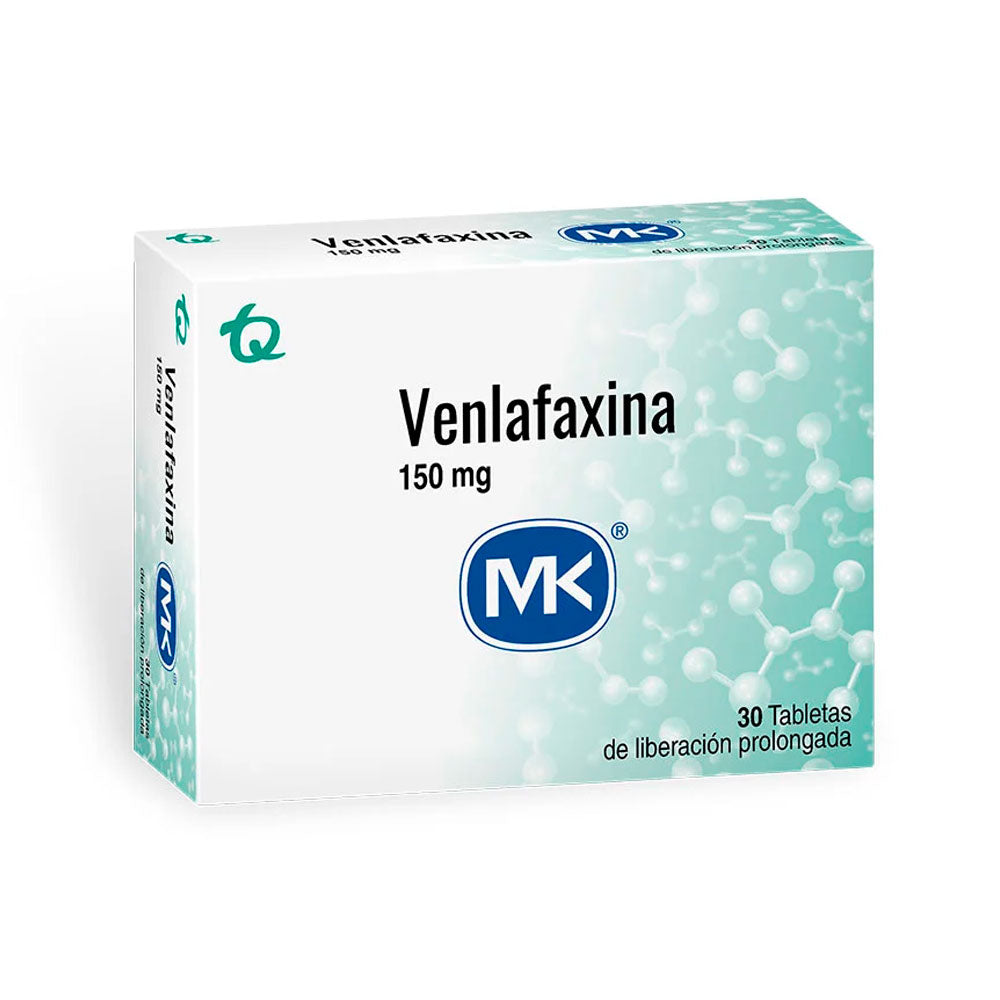 VENLAFAXINA MK(RG) TABLETA LP 150 MG CAJA X 30 UNDS
