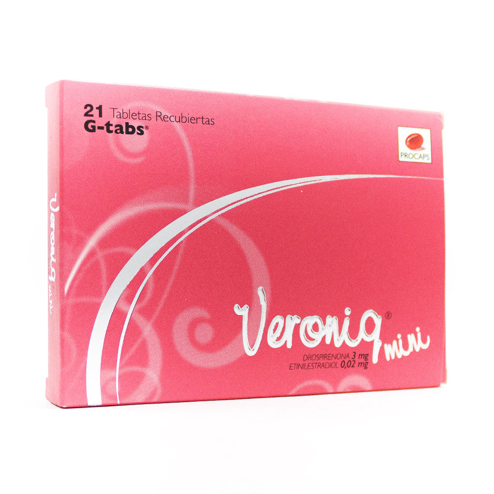 VERONIQ MINI (RG) TABLETAS CAJA X 21 UNDS
