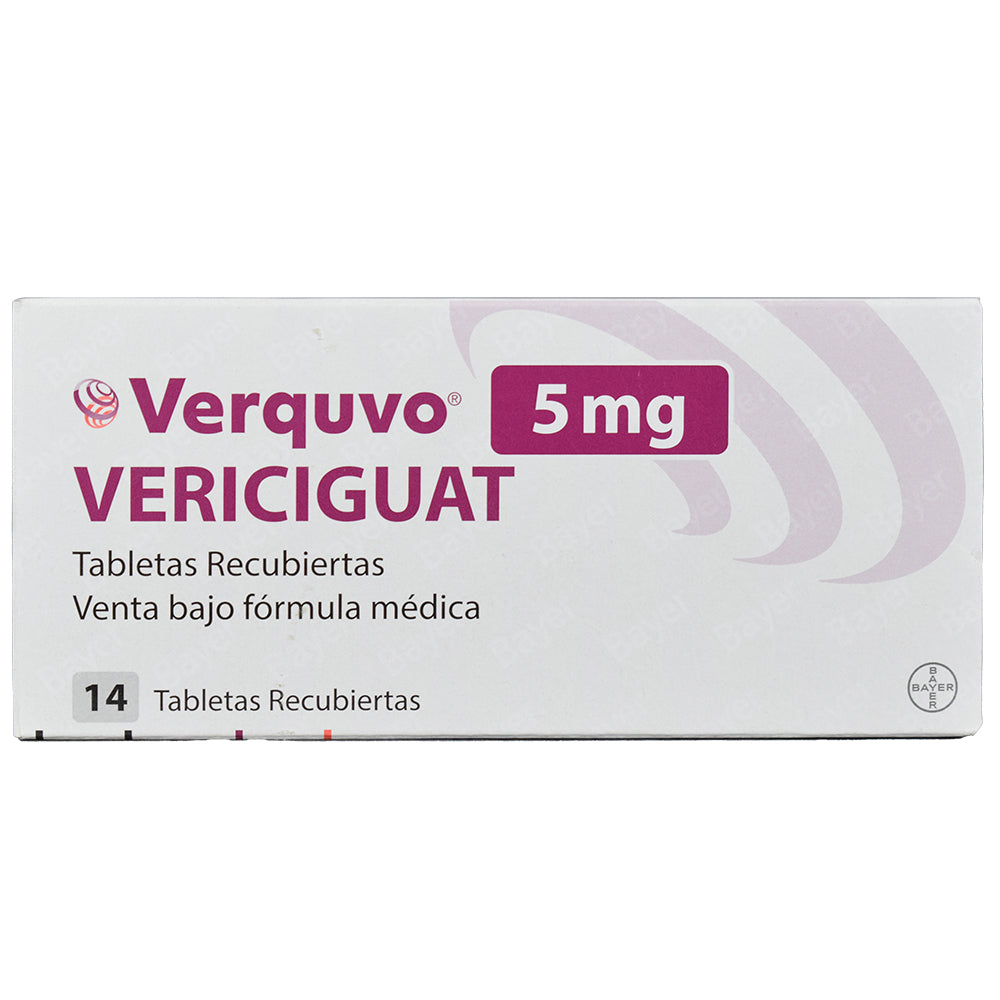 VERQUVO TABLETAS 5 MG CAJA X 14 UNDS