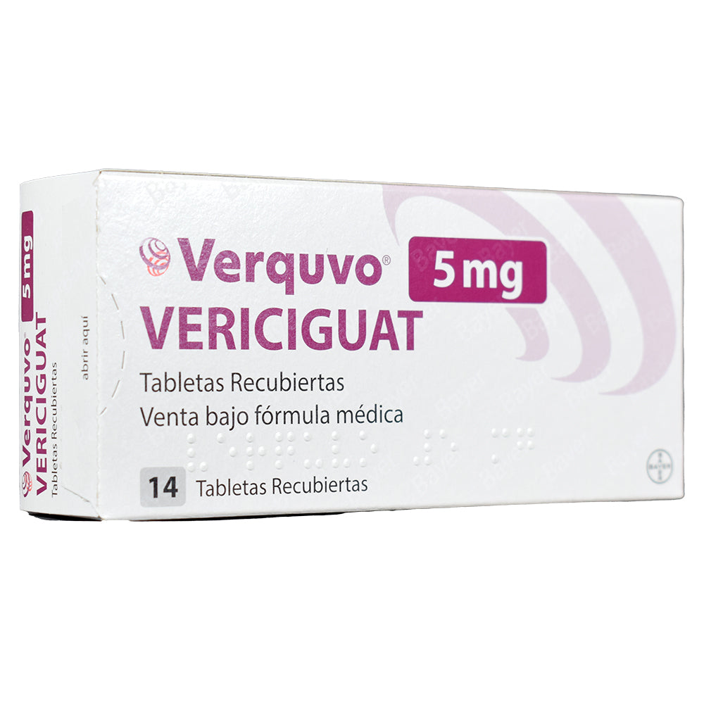 VERQUVO TABLETAS 5 MG CAJA X 14 UNDS