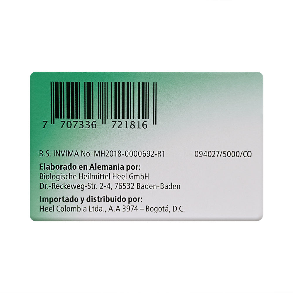 VERTIGOHEEL TABLETAS CAJA X 100 UNDS