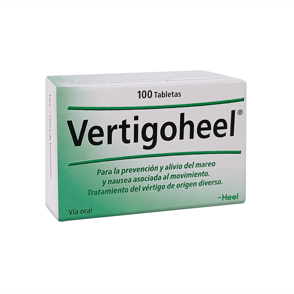 VERTIGOHEEL TABLETAS CAJA X 100 UNDS