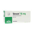 VERUM TABLETAS 16 MG CAJA X 20 UNDS
