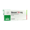 VERUM TABLETAS 24 MG CAJA X 20 UNDS