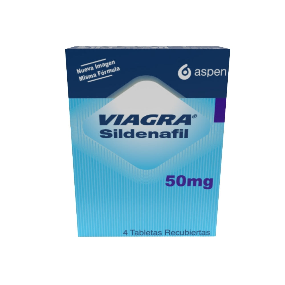 VIAGRA TABLETAS 50 MG CAJA X 4 UNDS