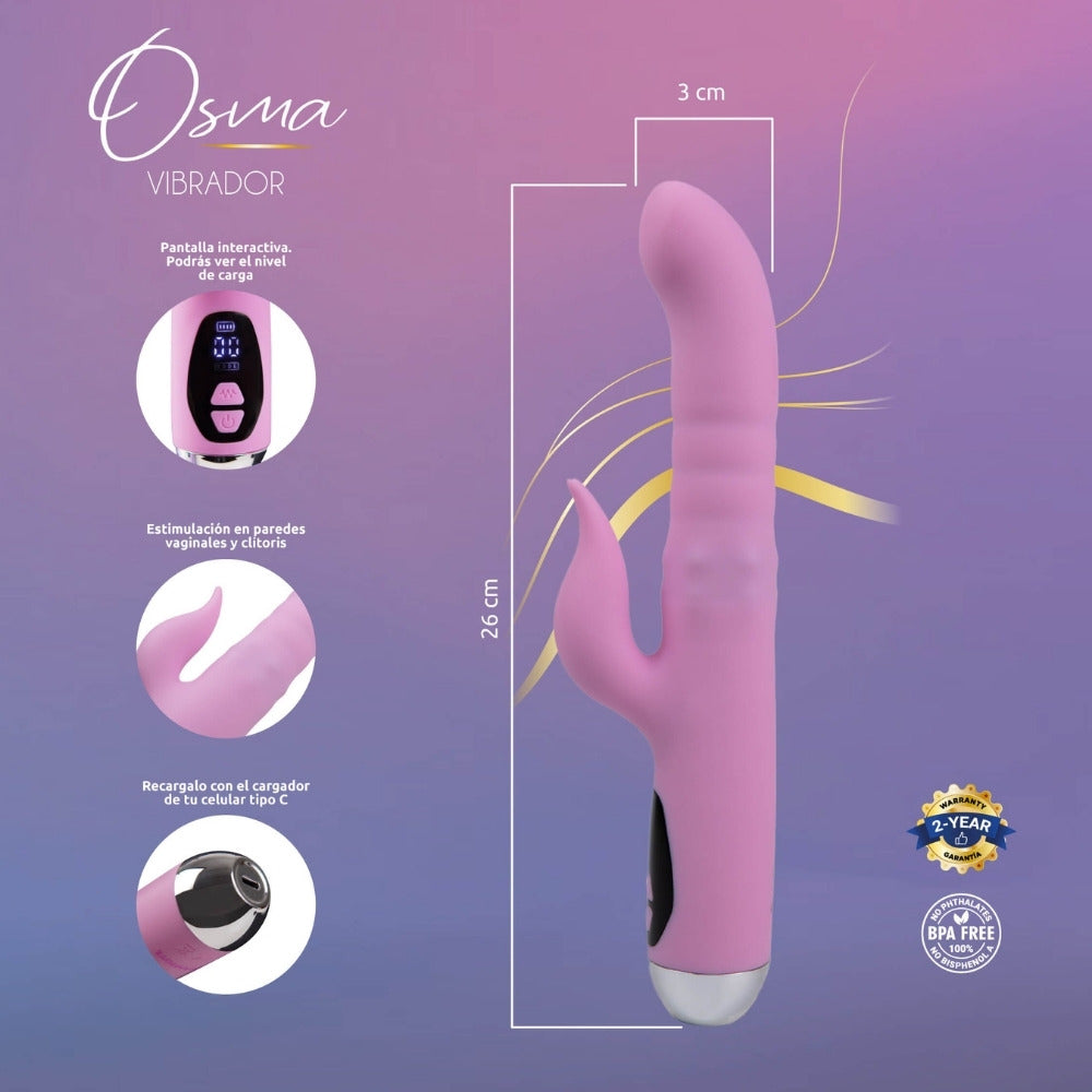 VIBRADOR CAMTOYZ OSMA CAJA X 1 UND