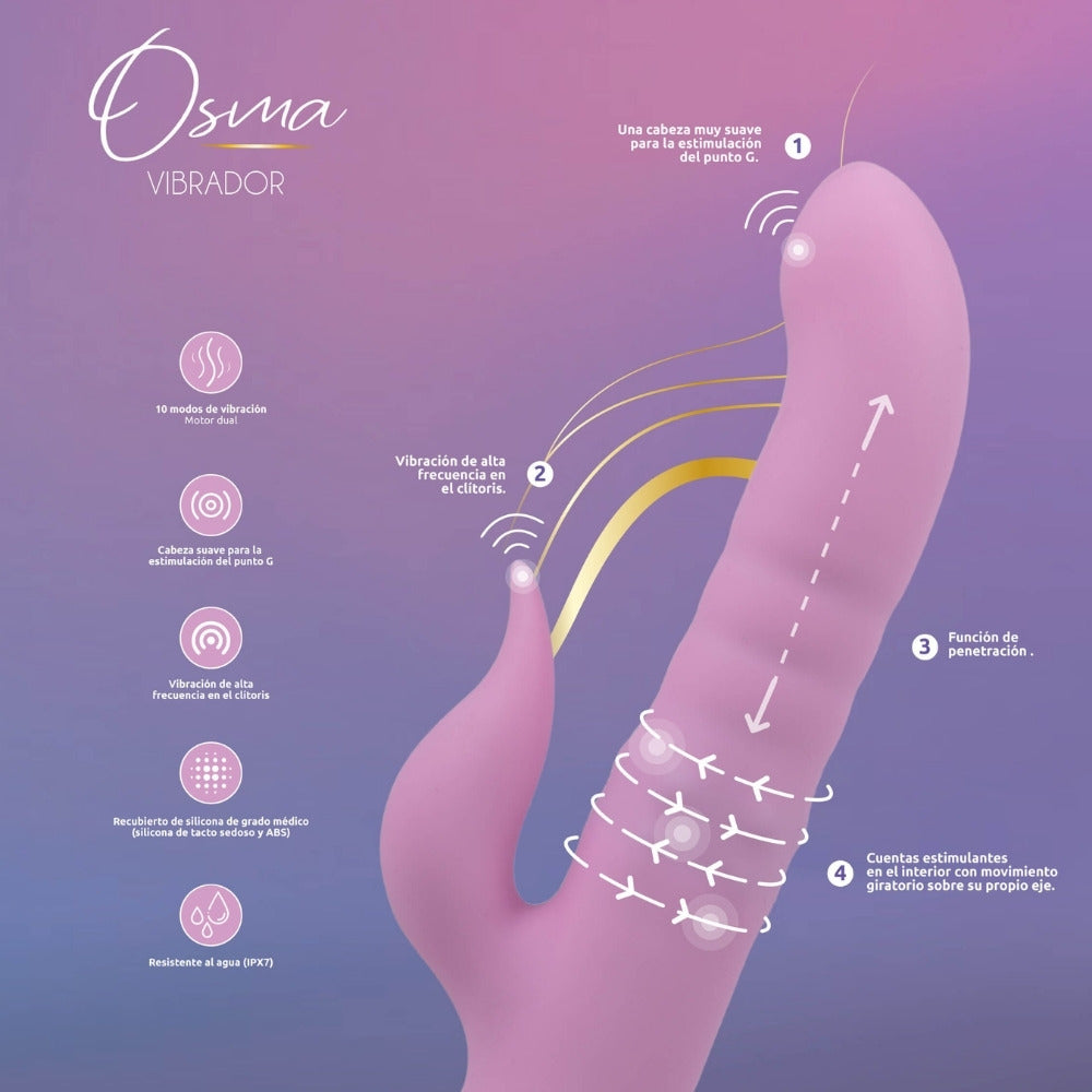 VIBRADOR CAMTOYZ OSMA CAJA X 1 UND