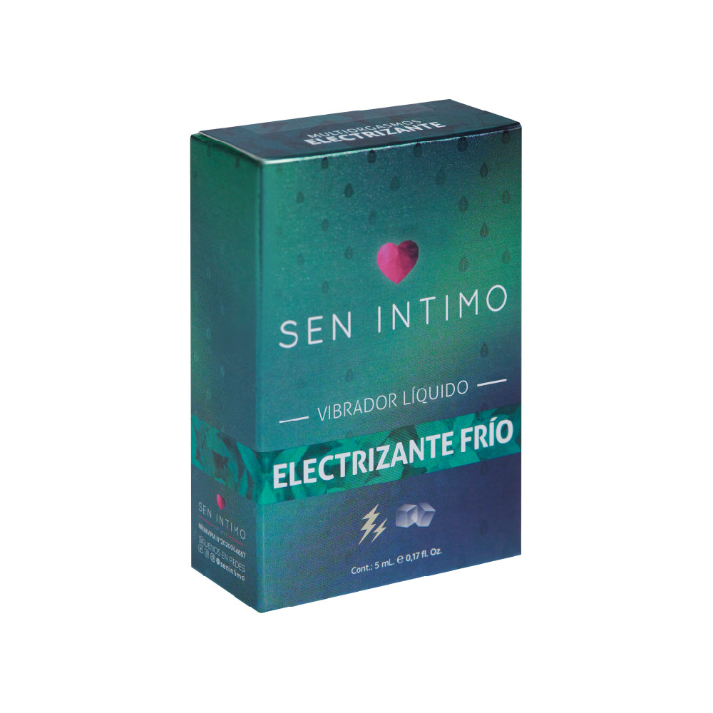 VIBRADOR LIQUIDO SEN INTIMO ELECTRIZANTE FRIO FRASCO 5 ML