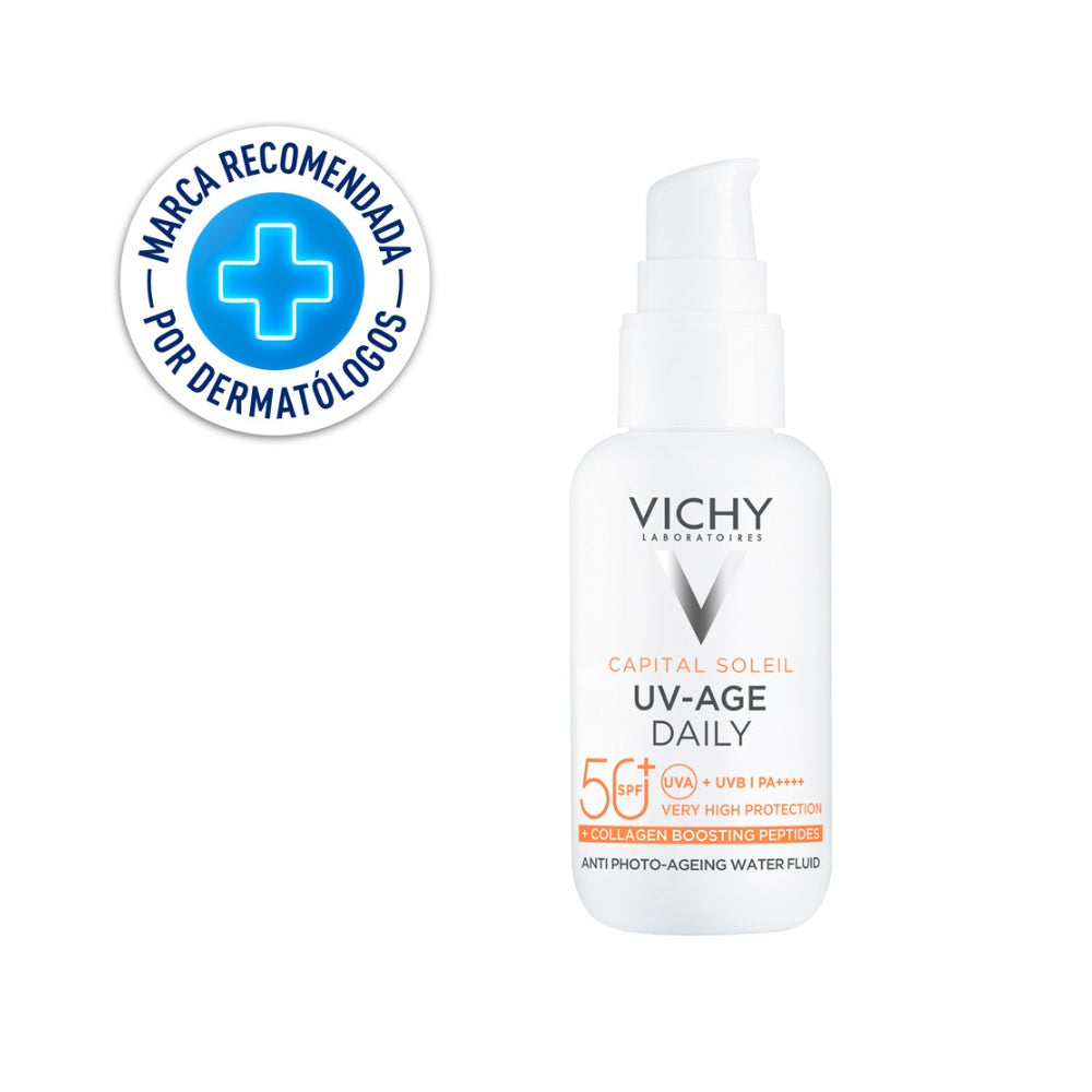 VICHY CAPITAL SOLEIL UV AGE DAILY SPF 50+ CAJA 40 ML