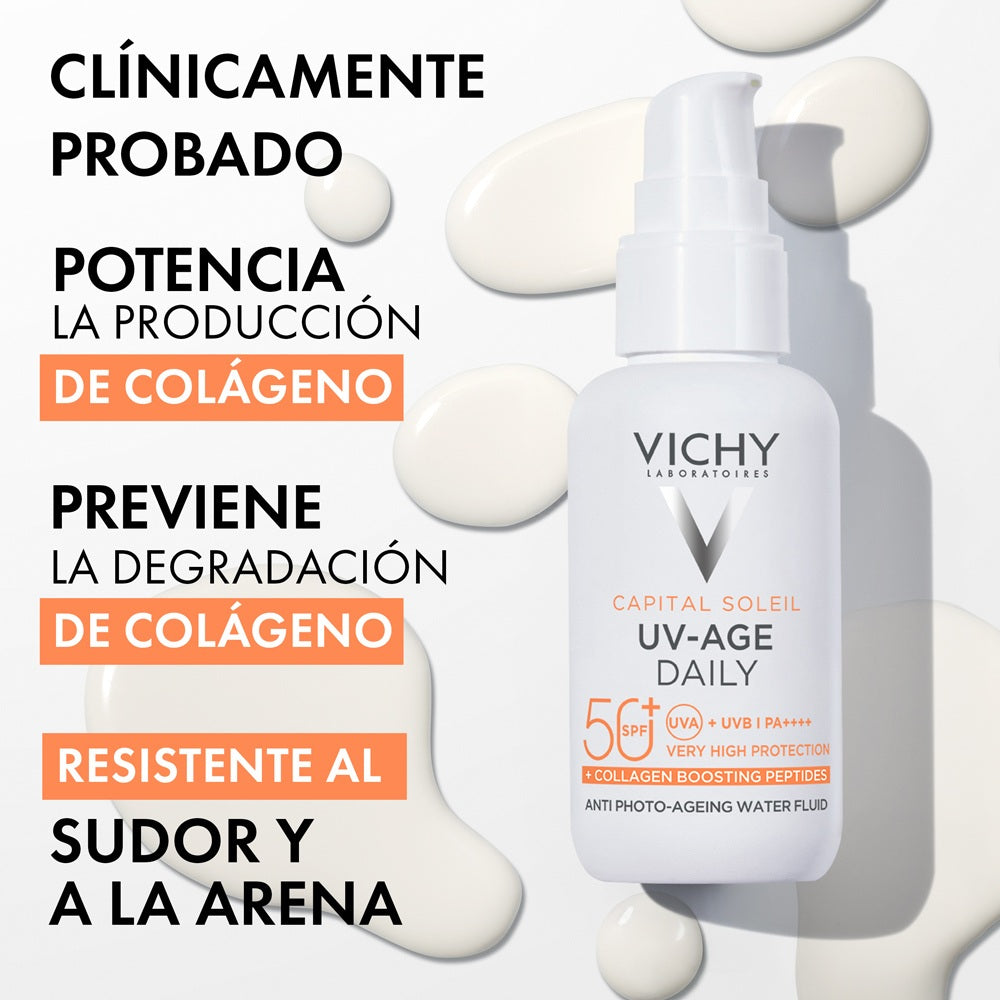 VICHY CAPITAL SOLEIL UV AGE DAILY SPF 50+ CAJA 40 ML