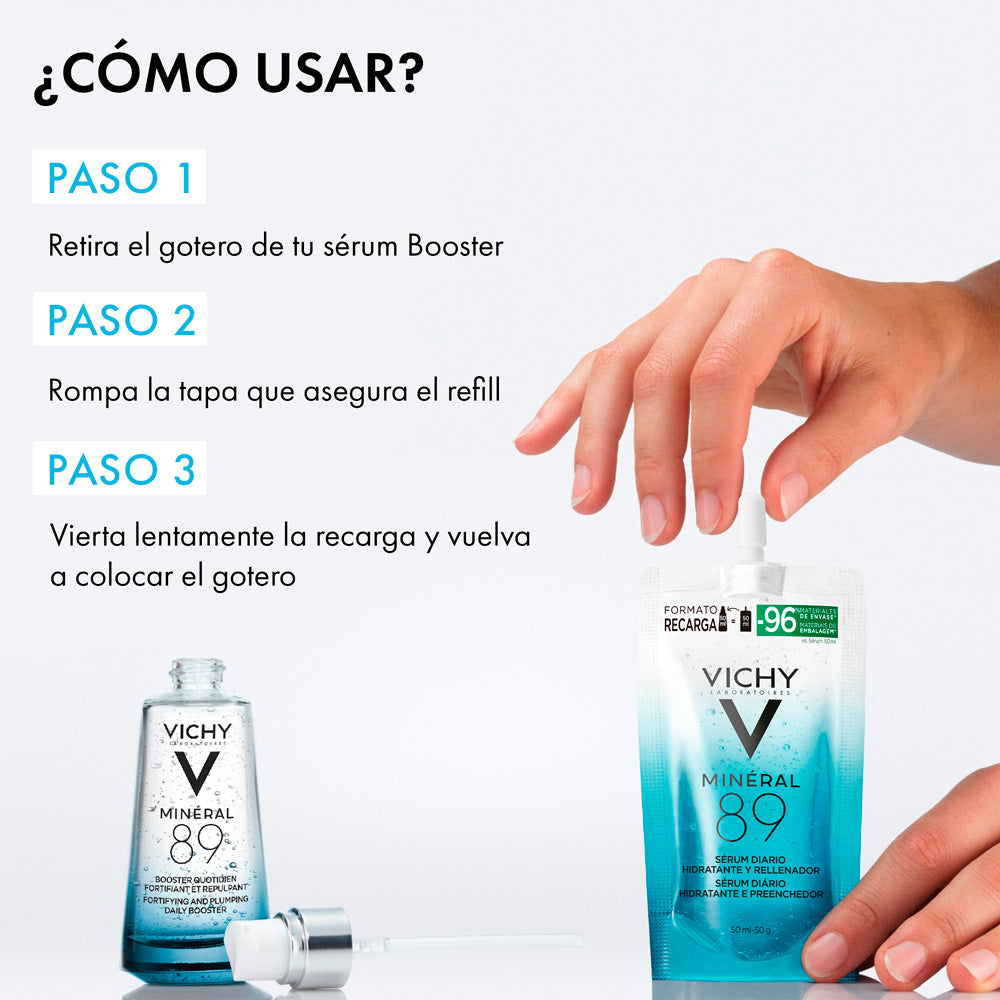 VICHY MINERAL 89 REFIIL BOOSTER BOLSA 50 ML