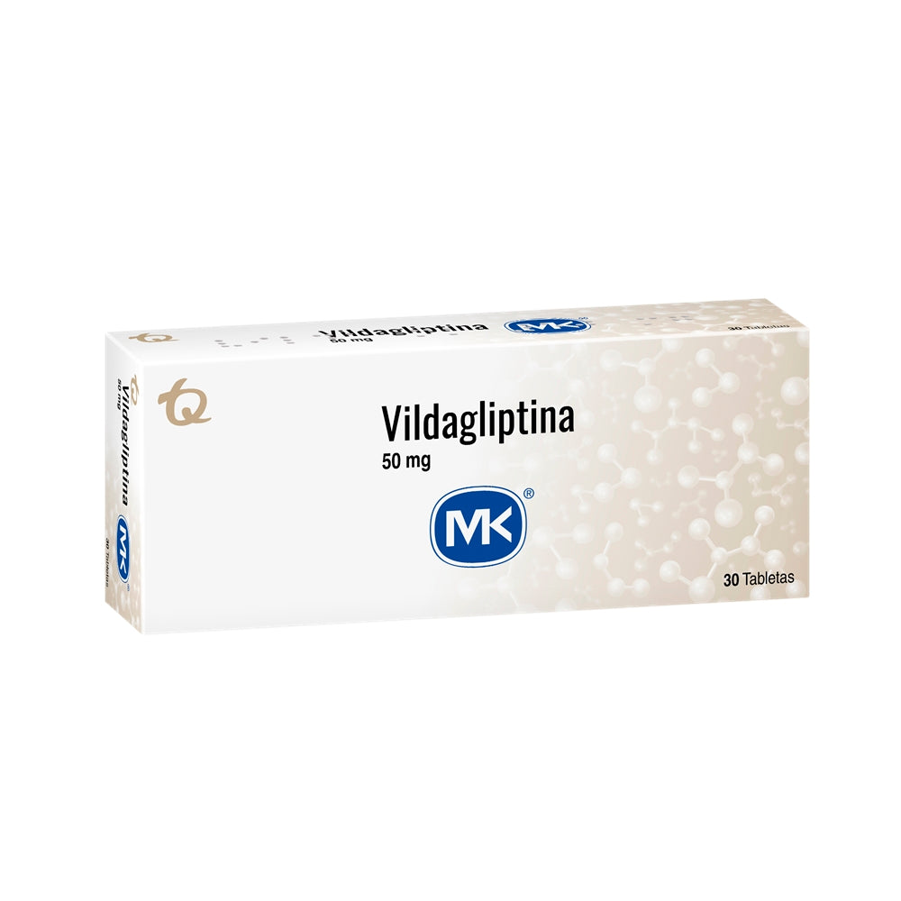 VILDAGLIPTINA MK TABLETAS 50 MG CAJA X 30 UNDS