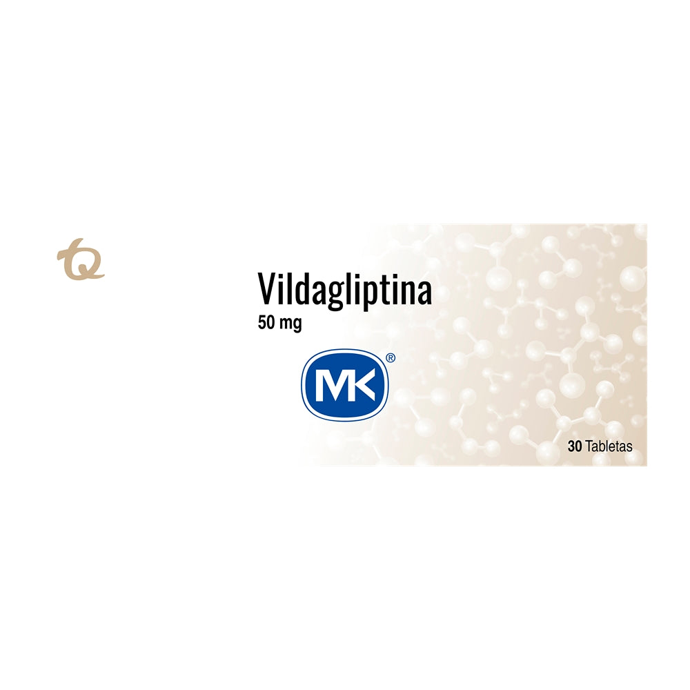 VILDAGLIPTINA MK TABLETAS 50 MG CAJA X 30 UNDS