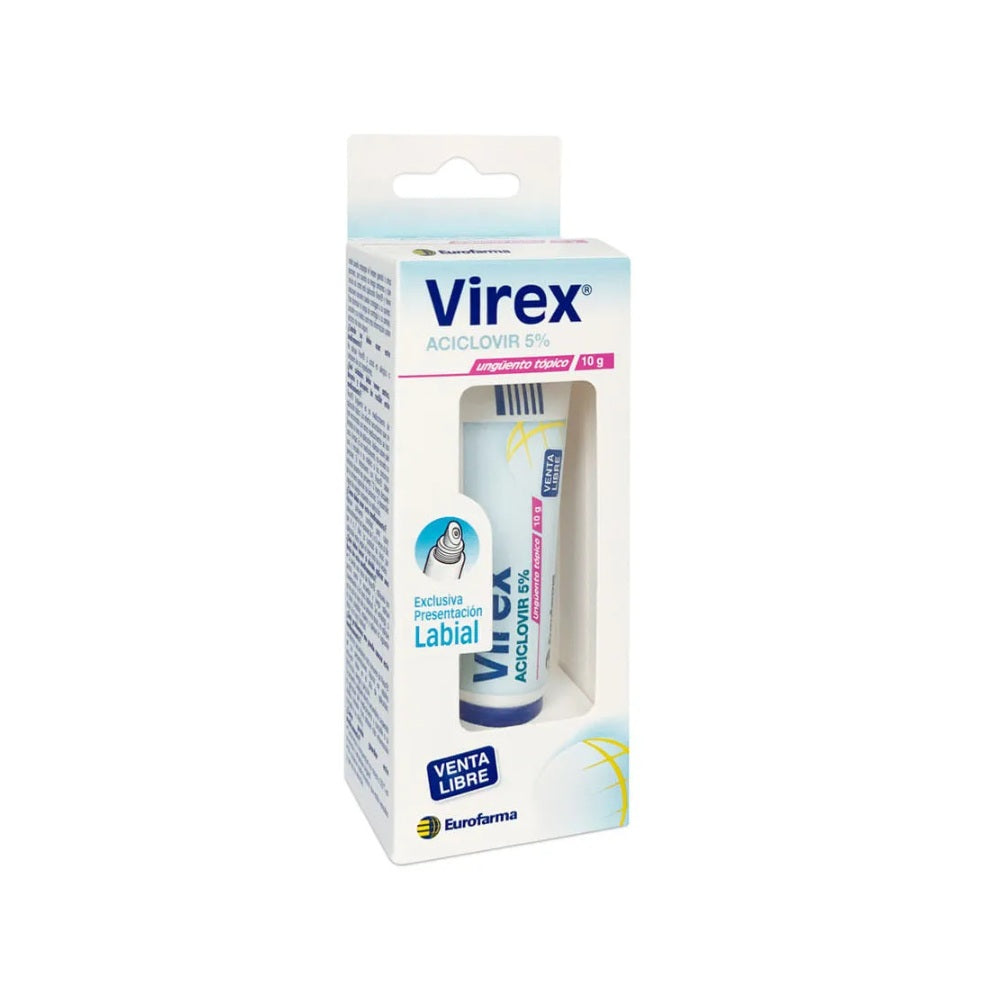 VIREX LABIAL UNGUENTO 5% TUBO 10 G