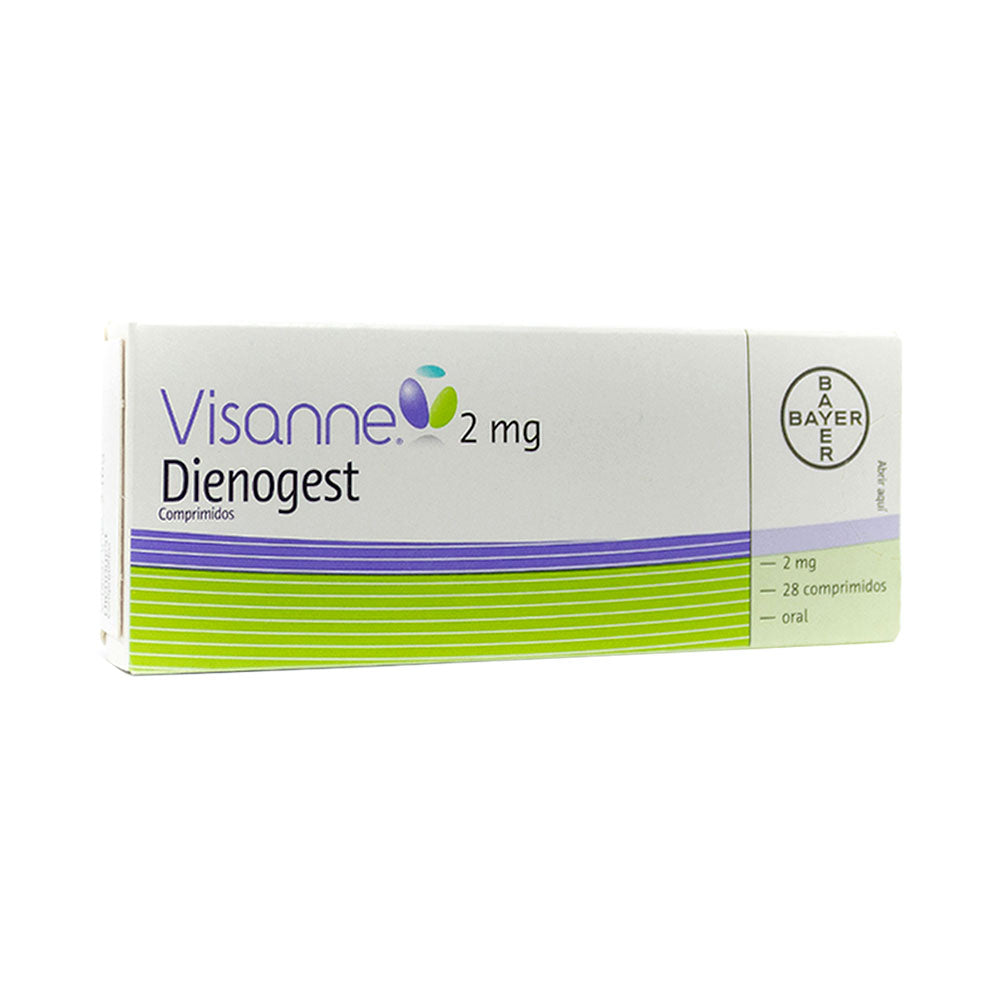 VISANNE COMPRIMIDOS 2 MG CAJA X 28 UNDS