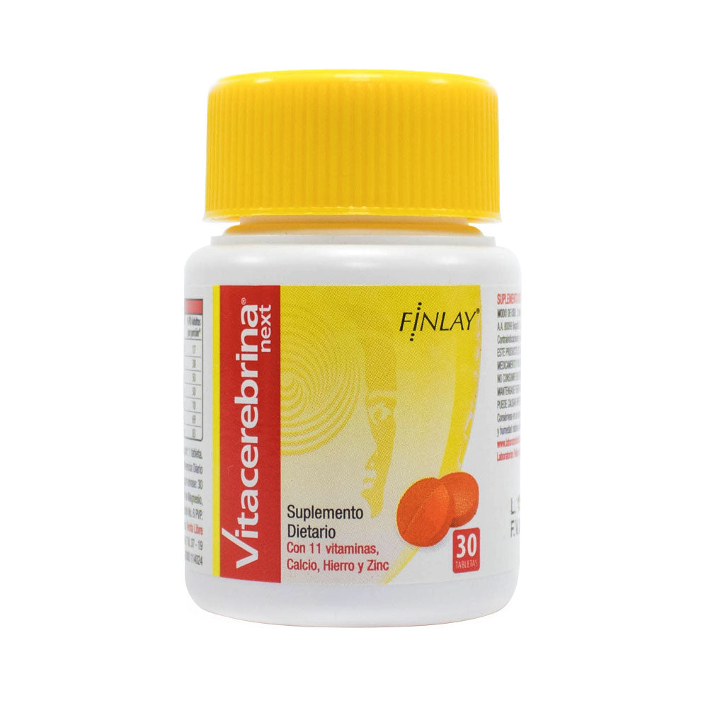 VITACEREBRINA TABLETAS FRASCO X 30 UNDS