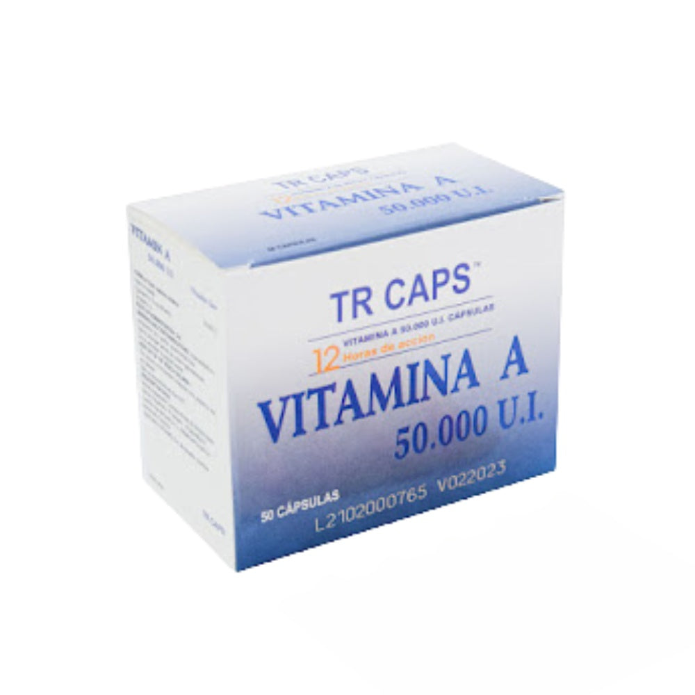 VITAMINA A CAPSULA 50.000 UI CAJA X 50 UNDS