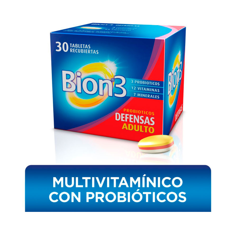 VITAMINA BION 3 DEFENSAS TABLETAS CAJA X 30 UNDS
