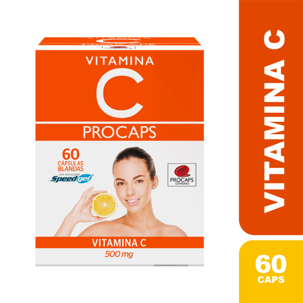 VITAMINA C CAPSULAS BLANDAS 500 MG CAJA X 60 UNDS