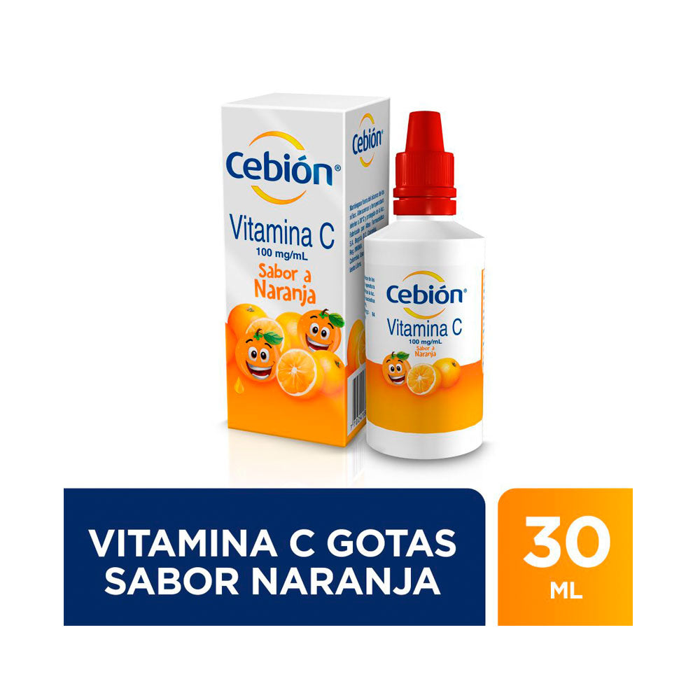 VITAMINA C CEBION GOTAS NARANJA CAJA 30 ML