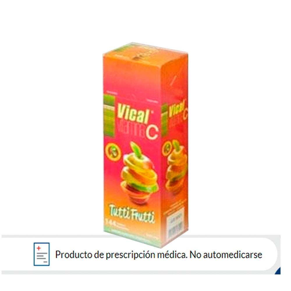 VITAMINA C VICAL T. MASTICABLES TUTTI-FRUTTI CAJA X 144 UNDS