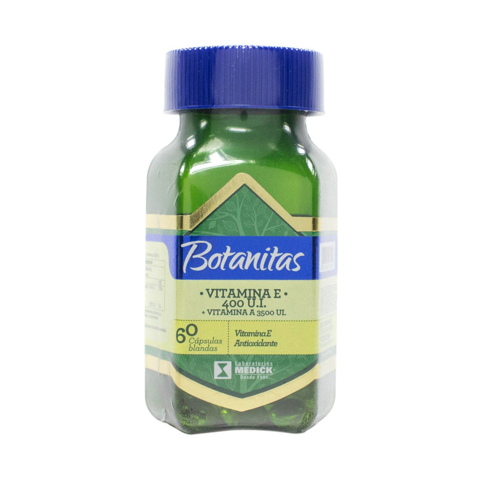 VITAMINA E 400 +VIT A 3500 CAPSULAS FRASCO X 60 UNDS