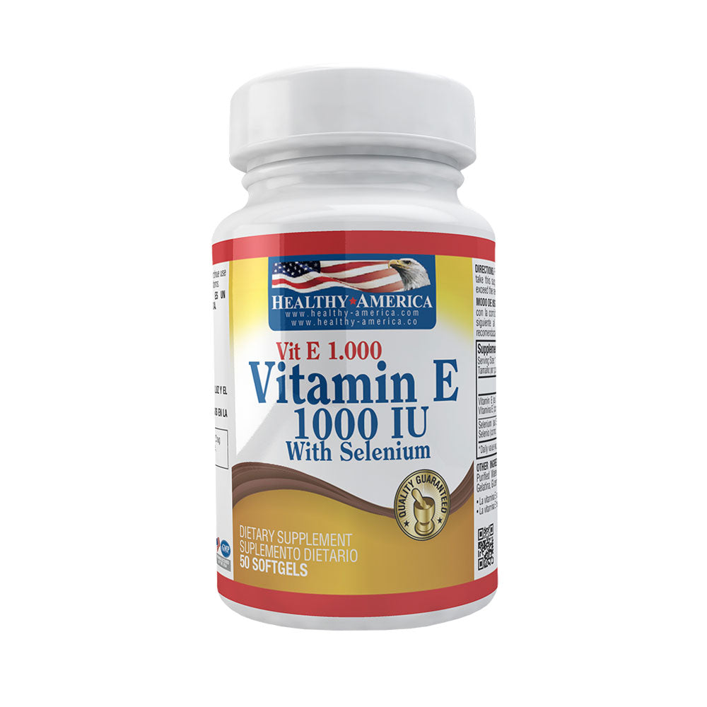 VITAMINA E CON SELENIO CAPSULAS 1000 UI FRASCO X 50 UNDS