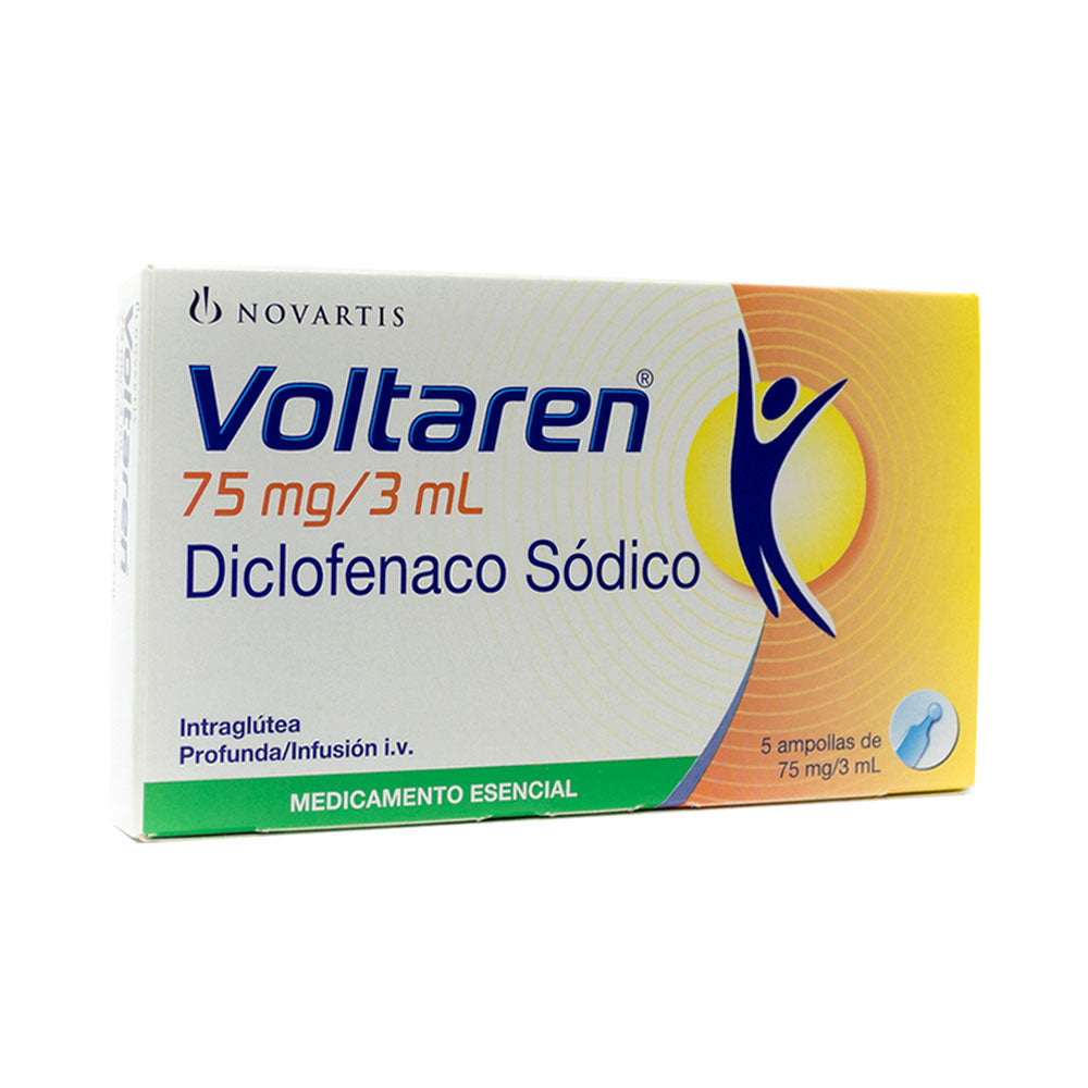 VOLTAREN AMPOLLAS 75 MG CAJA 3 ML X 5