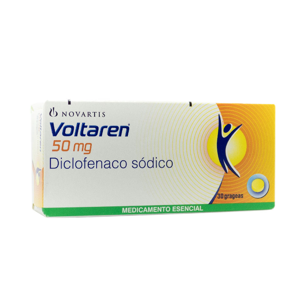 VOLTAREN GRAGEAS 50 MG CAJA X 30 UNDS