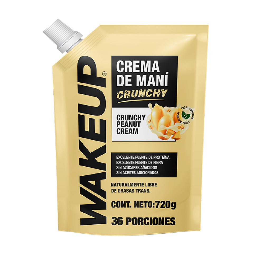 WAKEUP CREMA DE MANI CRUNCHY DOYPACK 720 G