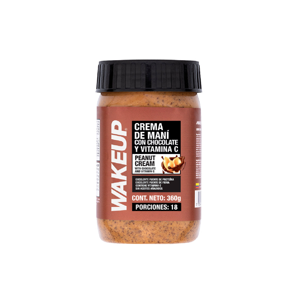 WAKEUP CREMA MANI CHOCOLATE FRASCO DE VIDRIO 360 G
