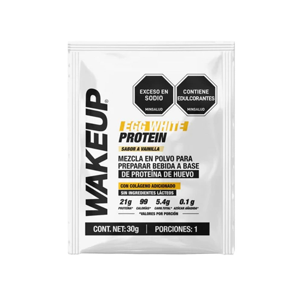 WAKEUP EGG WHITE PROTEIN VAINILLA SACHET 30 G