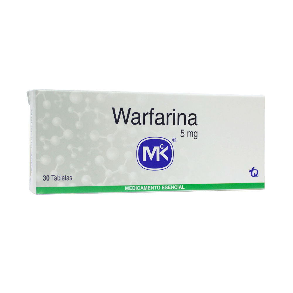 WARFARINA MK TABLETAS 5 MG CAJA X 30 UNDS