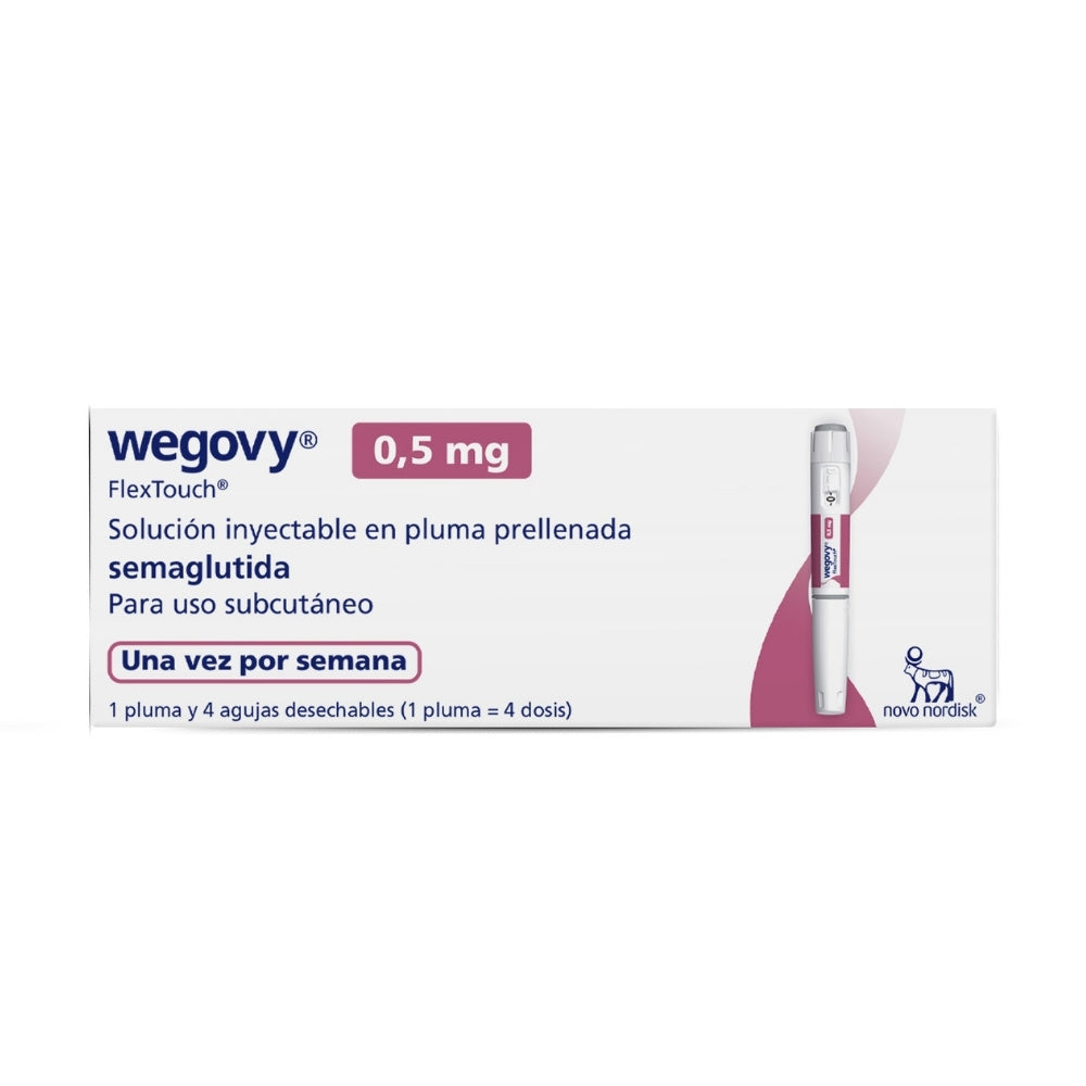 WEGOVY (CF) (RG) 0,5 MG/DOSIS SOLUCION INYECTABLE CAJA 1.5 ML